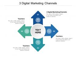 3 digital marketing channels ppt powerpoint presentation ideas show cpb
