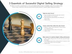 3 essentials of successful digital selling strategy