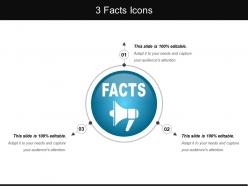 3 facts icons example of ppt