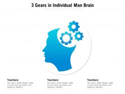 3 gears in individual man brain