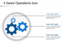 3 gears operations icon
