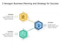 3 hexagon business planning and strategy for success