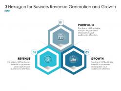 3 Hexagon For Business Revenue Generation And Growth