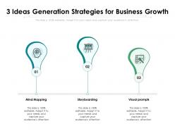 3 ideas generation strategies for business growth