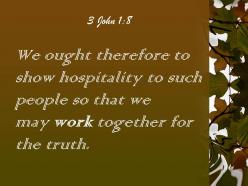 3 john 1 8 we may work together for powerpoint church sermon