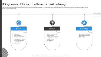 3 Key Areas Of Focus For Efficient Client Delivery