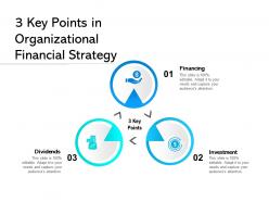 3 key points in organizational financial strategy
