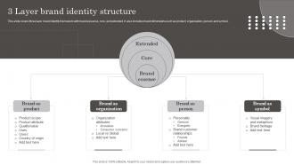 3 Layer Brand Identity Structure Developing Brand Leadership Capabilities