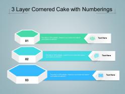 3 layer cornered cake with numberings