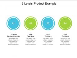 3 levels product example ppt powerpoint presentation slides example introduction cpb