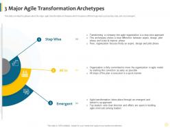 3 major agile transformation archetypes agile approach to legal pitches and proposals it