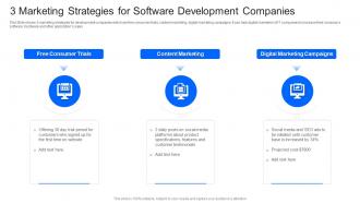 3 Marketing Strategies For Software Development Companies