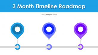 3 Month Timeline Roadmap Powerpoint Ppt Template Bundles