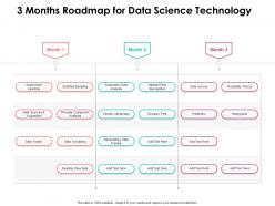 3 months roadmap for data science technology