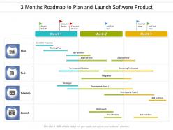 3 months roadmap to plan and launch software product