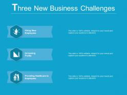 3 new business challenges