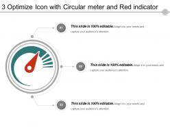 3 Optimize Icon With Circular Meter And Red Indicator