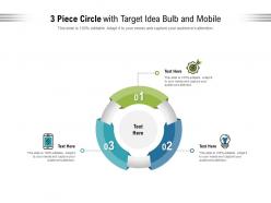 3 piece circle with target idea bulb and mobile