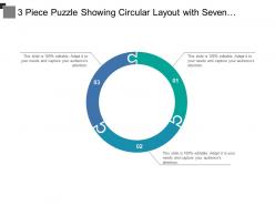 3 piece puzzle showing circular layout with seven categories of icon option3
