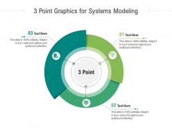 3 point graphics for systems modeling infographic template