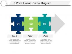 3 point linear puzzle diagram
