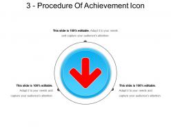 3 procedure of achievement icon