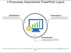 3 productivity improvement powerpoint layout