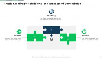 3 Puzzle Key Principles Of Effective Time Management Demonstrated