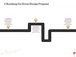 3 roadmap for event design proposal ppt powerpoint presentation gallery ideas