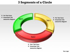 3 segments of a circle 12