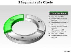 3 segments of a circle powerpoint slides templates infographics images 1121