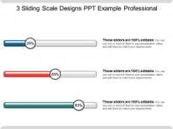 3 sliding scale designs ppt examples professional