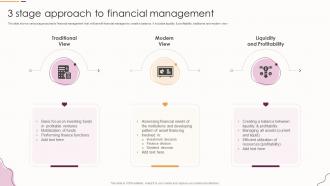 3 Stage Approach To Financial Management