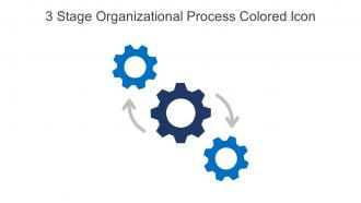 3 Stage Organizational Process Colored Icon In Powerpoint Pptx Png And Editable Eps Format