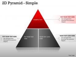3 staged 2d pyramid diagram