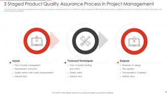 3 Staged Product Quality Assurance Process In Project Management