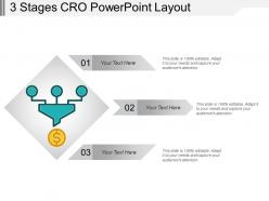3 stages cro powerpoint layout