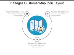 3 stages customer map icon layout