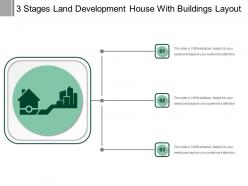 3 stages land development house with buildings layout