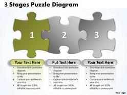 3 stages puzzle diagram