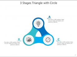3 Stages Triangle Individual Business Process Horizontal Triangle Financial Analysis