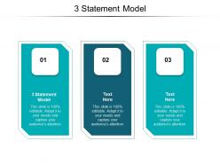 3 statement model ppt powerpoint presentation styles slideshow cpb