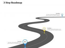 3 step roadmap c1323 ppt powerpoint presentation professional inspiration