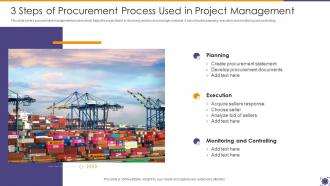 3 Steps Of Procurement Process Used In Project Management