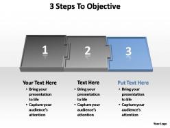3 steps to objective editable powerpoint templates