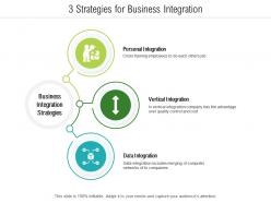 3 strategies for business integration