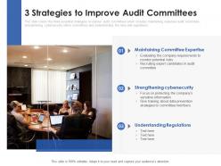 3 strategies to improve audit committees