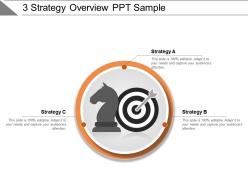 3 Strategy Overview Ppt Sample