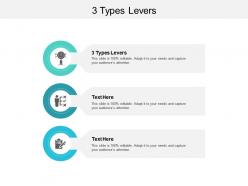 3 types levers ppt powerpoint presentation model graphic tips cpb