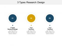 3 types research design ppt powerpoint presentation ideas templates cpb